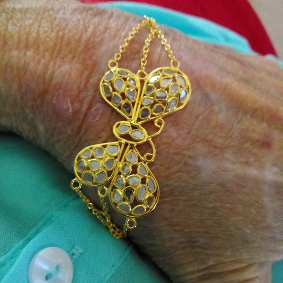 2 CaratsWhitePolkiDiamondsBracelet